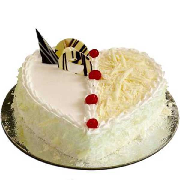 Delicious White Forest cake