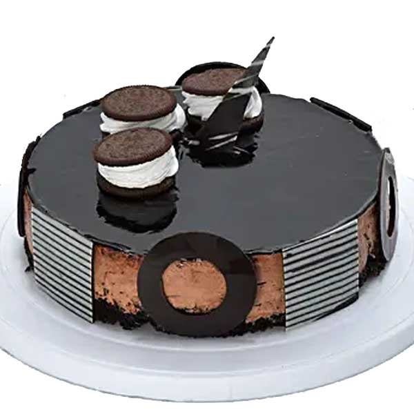 Dark Chocolate Oreo Mousse Cake